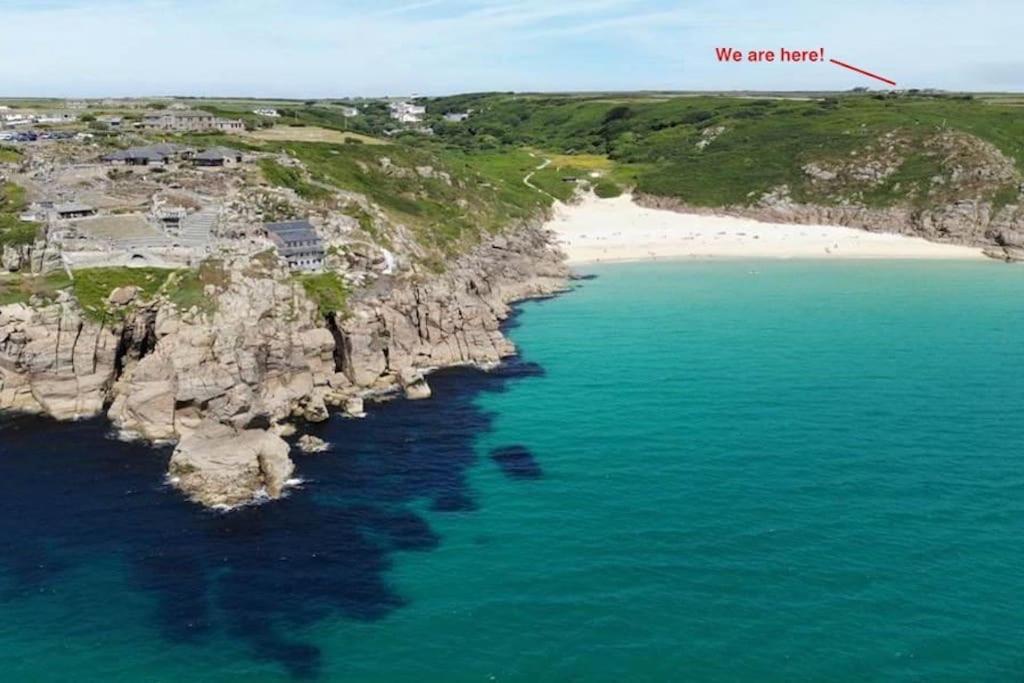 Porthcurno Barns, The Cart Lodge - Cosy Cottage, Walk To Porthcurno Beach, Pedn Vouder & Minack Theatre Hikkaduwa Dış mekan fotoğraf